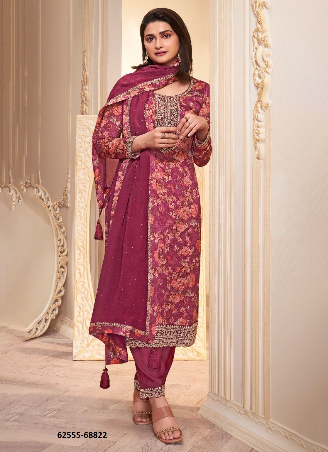 PAHAL HIT LIST - Catalog # 62555 (Set of 5 Semi-Stitched / Un-Stitched Suits) by Vinay Fashion LLP PAHAL HIT LIST - Catalog # 62555 (Set of 5 Semi-Stitched / Un-Stitched Suits) by Vinay Fashion LLP