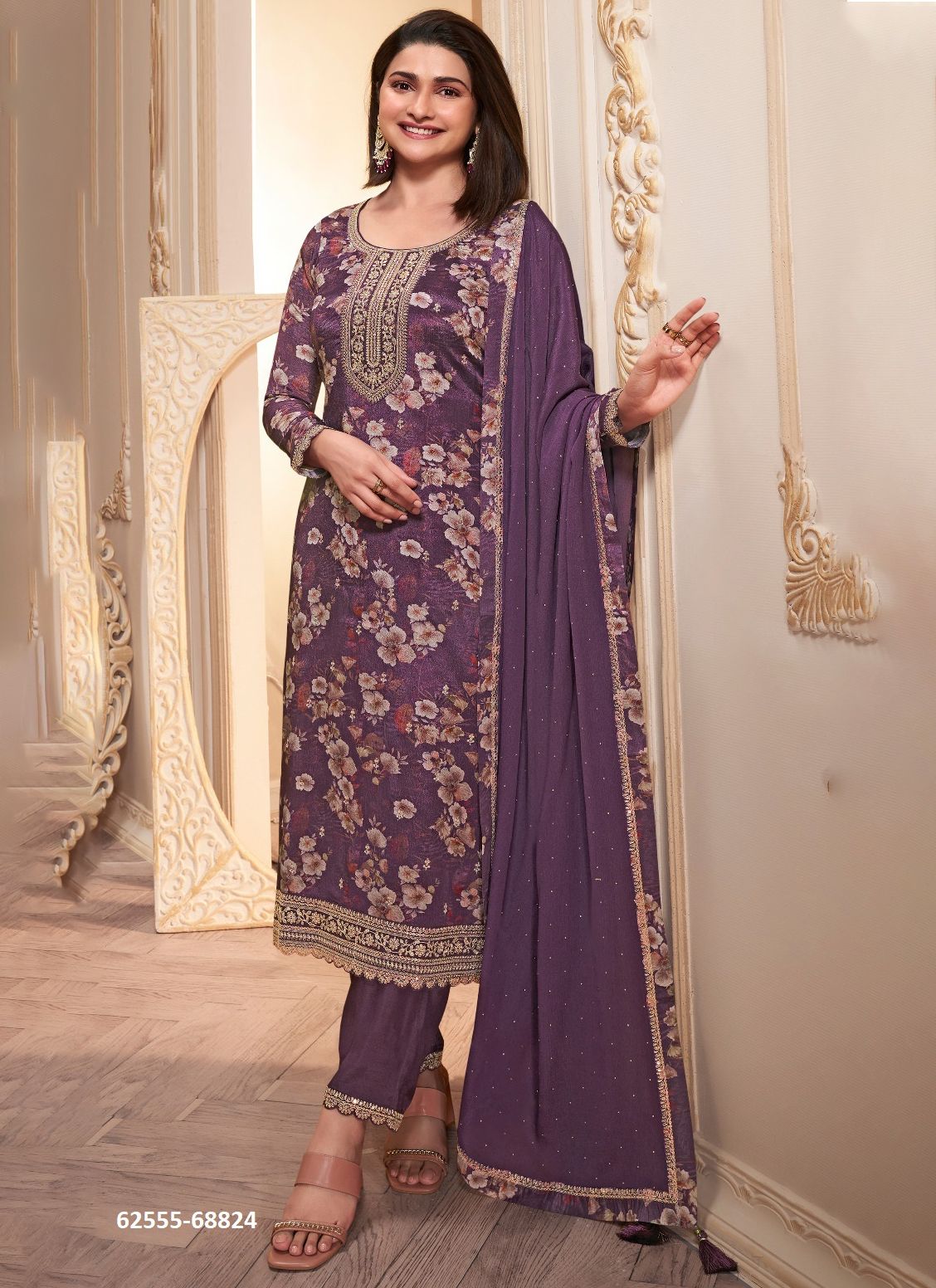 PAHAL HIT LIST - Catalog # 62555 (Set of 5 Semi-Stitched / Un-Stitched Suits) by Vinay Fashion LLP PAHAL HIT LIST - Catalog # 62555 (Set of 5 Semi-Stitched / Un-Stitched Suits) by Vinay Fashion LLP