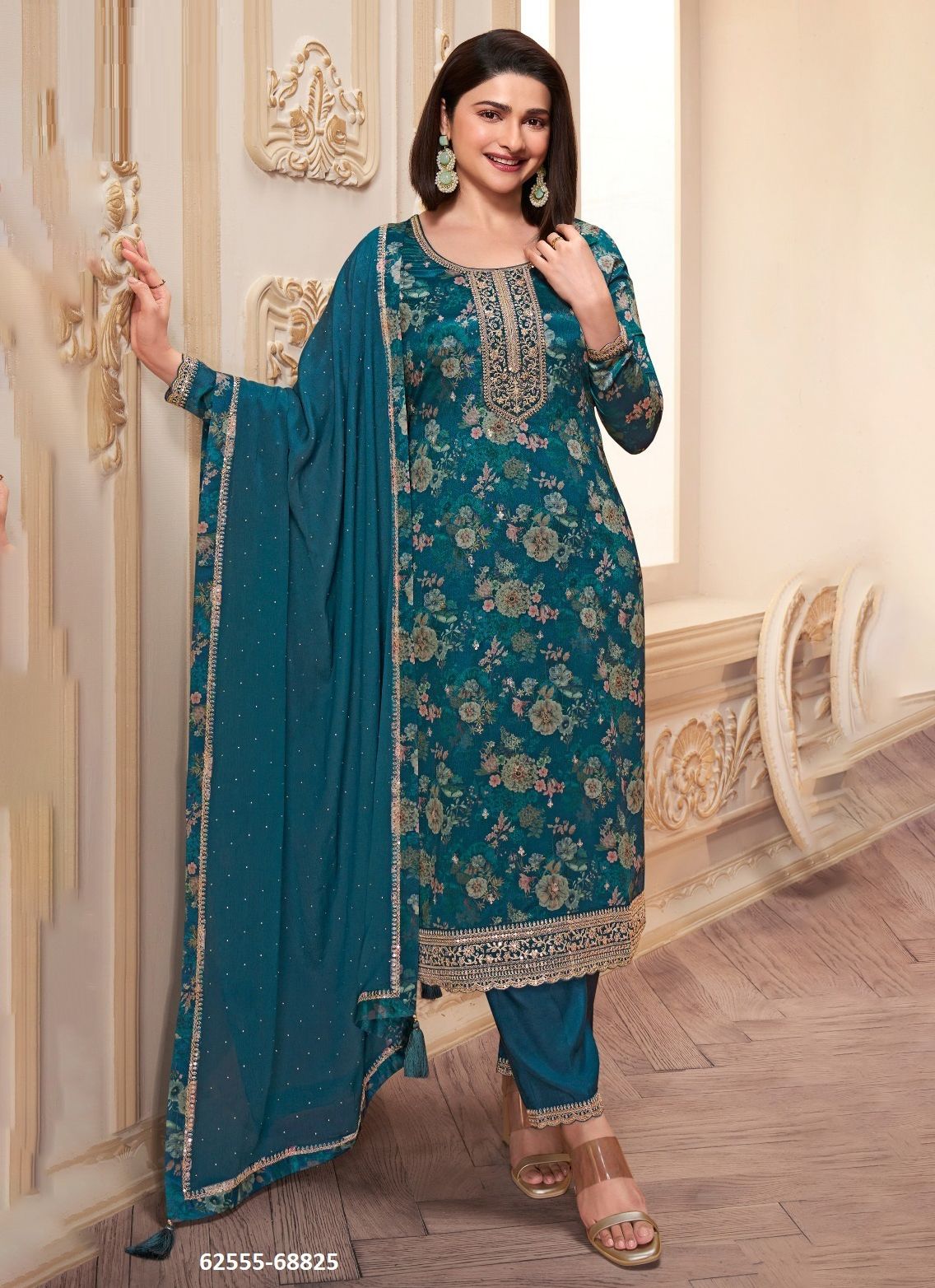 PAHAL HIT LIST - Catalog # 62555 (Set of 5 Semi-Stitched / Un-Stitched Suits) by Vinay Fashion LLP PAHAL HIT LIST - Catalog # 62555 (Set of 5 Semi-Stitched / Un-Stitched Suits) by Vinay Fashion LLP