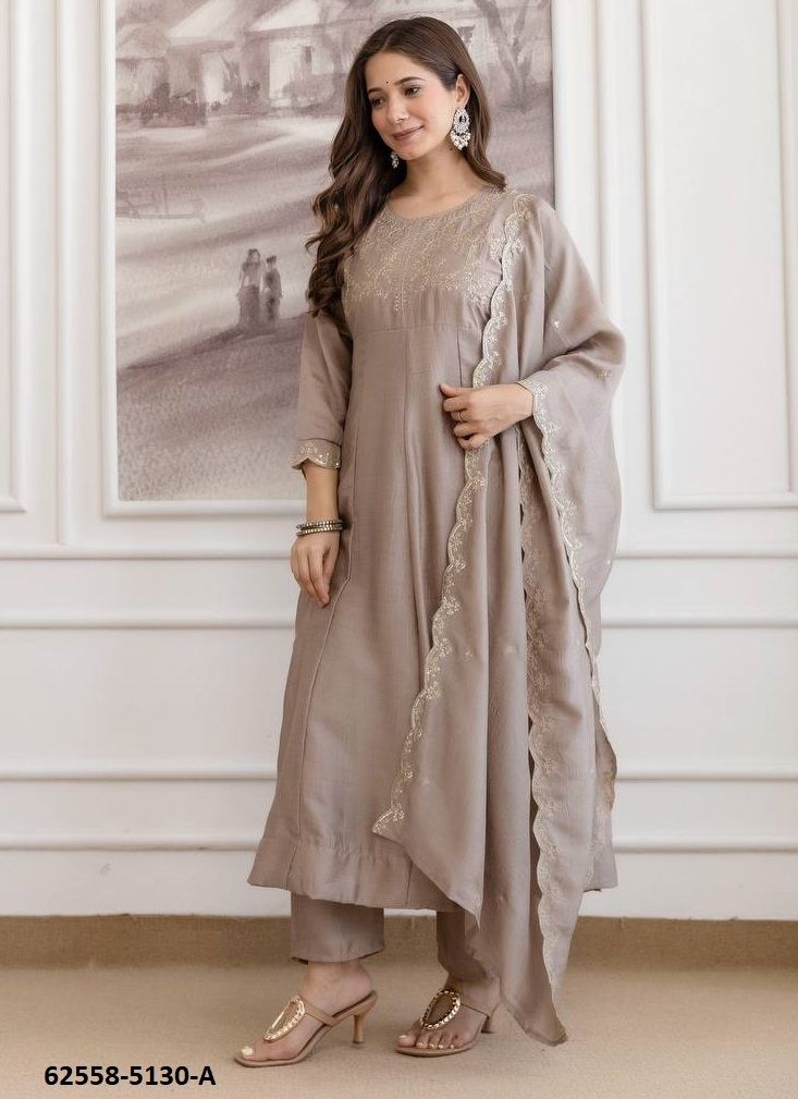 SERIES 5130 - Catalog # 62558 (Set of 4 Readymade Salwar Suits) by Aabharan SERIES 5130 - Catalog # 62558 (Set of 4 Readymade Salwar Suits) by Aabharan