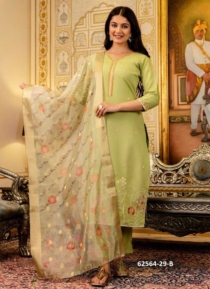 SERIES 29 - Catalog # 62564 (Set of 2 Readymade Salwar Suits) by Desi Muse