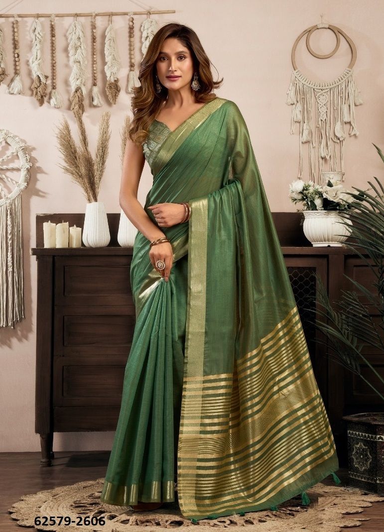 SRIVIDYA - Catalog # 62579 (Set of 8 Sarees) by Gobuni