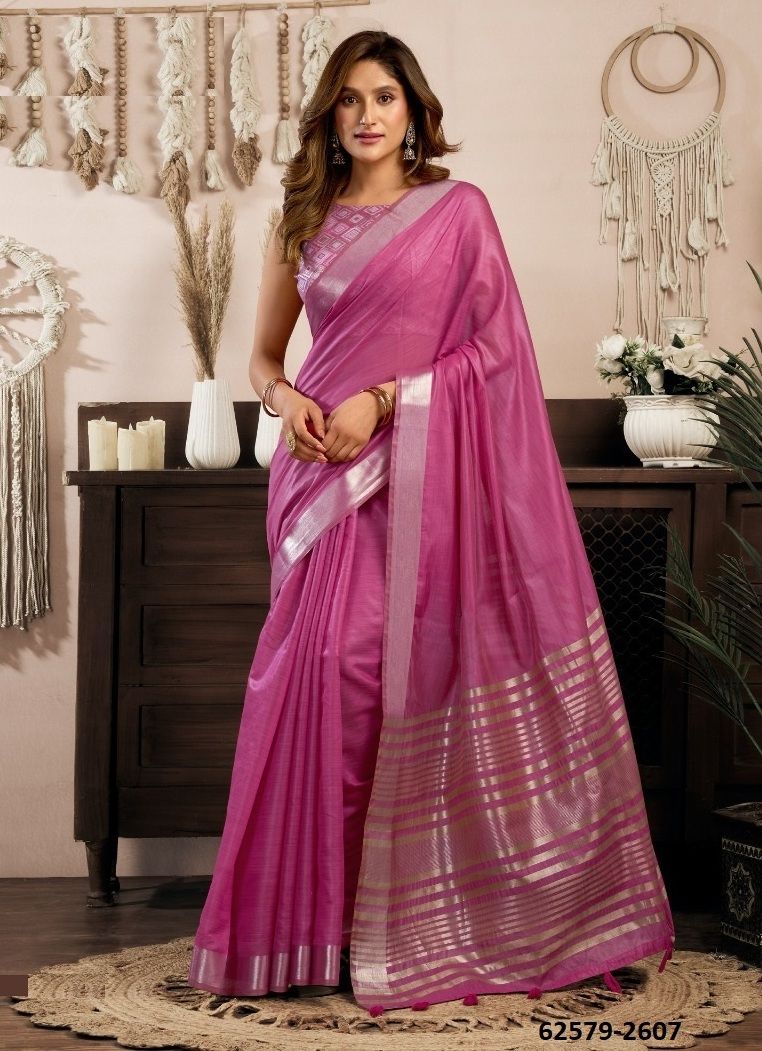 SRIVIDYA - Catalog # 62579 (Set of 8 Sarees) by Gobuni