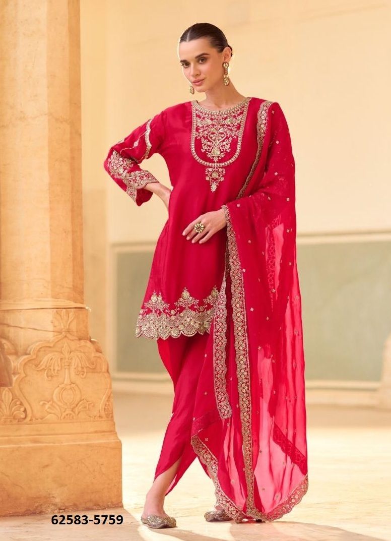 SIYA - Catalog # 62583 (Set of 3 Readymade Salwar Suits) by Sayuri Designer