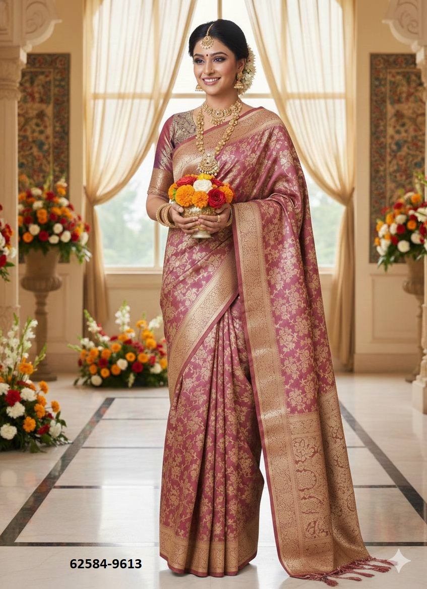 PATTU SILK - Catalog # 62584 (Set of 4 Sarees) by Meheriya PATTU SILK - Catalog # 62584 (Set of 4 Sarees) by Meheriya