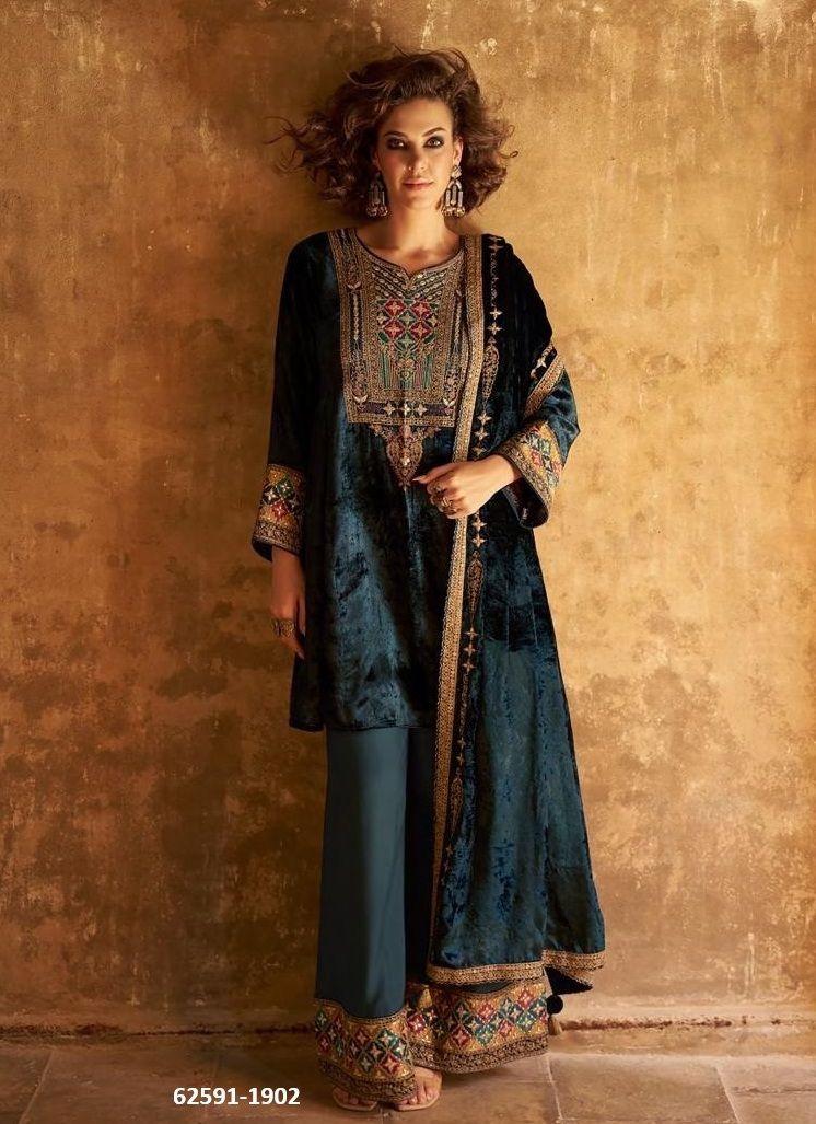 SHUIJING - Catalog # 62591 (Set of 6 Semi-Stitched / Un-Stitched Suits) by Aiqa SHUIJING - Catalog # 62591 (Set of 6 Semi-Stitched / Un-Stitched Suits) by Aiqa