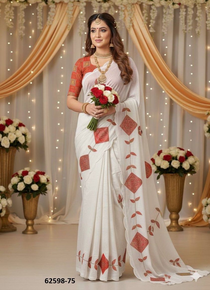 SUDHATA - Catalog # 62598 (Set of 3 Sarees) by Jagraasa SUDHATA - Catalog # 62598 (Set of 3 Sarees) by Jagraasa