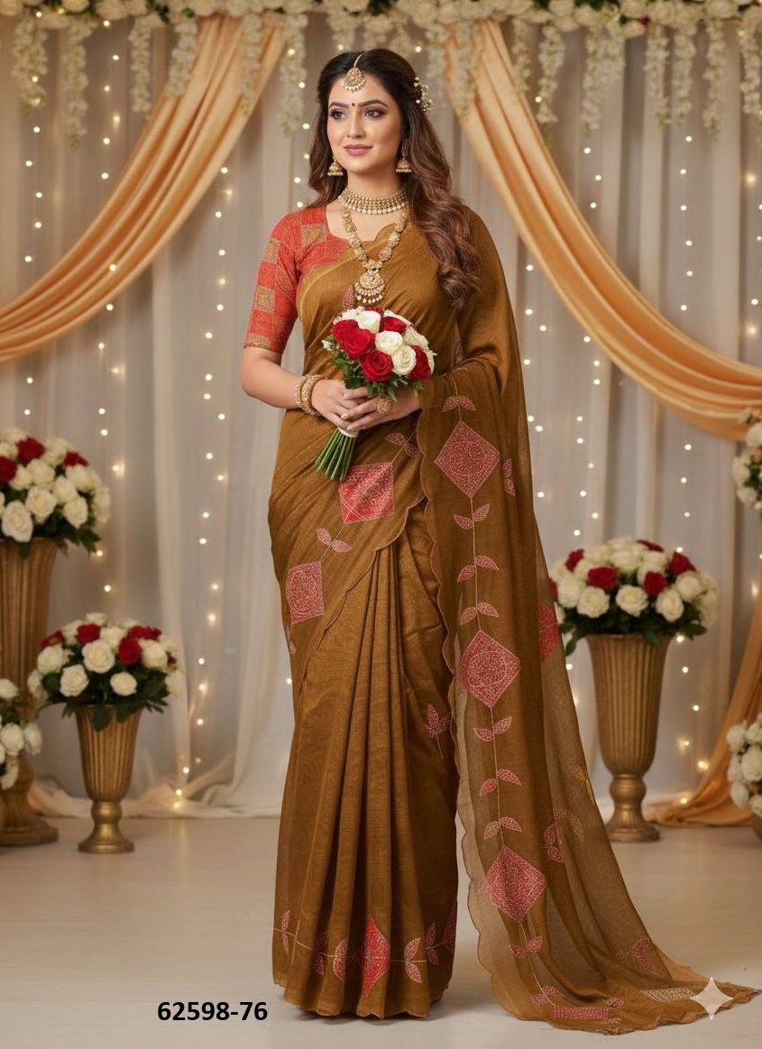 SUDHATA - Catalog # 62598 (Set of 3 Sarees) by Jagraasa SUDHATA - Catalog # 62598 (Set of 3 Sarees) by Jagraasa