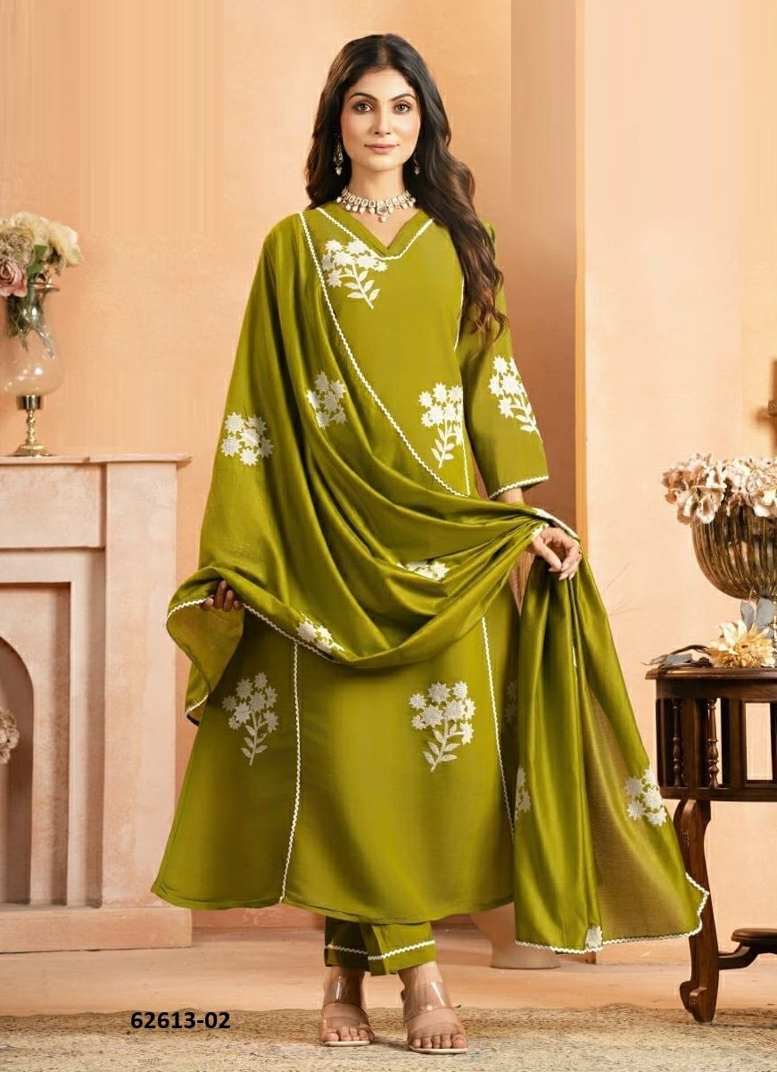 VED - Catalog # 62613 (Set of 6 Readymade Salwar Suits) by Kaya Ahmedabad VED - Catalog # 62613 (Set of 6 Readymade Salwar Suits) by Kaya Ahmedabad