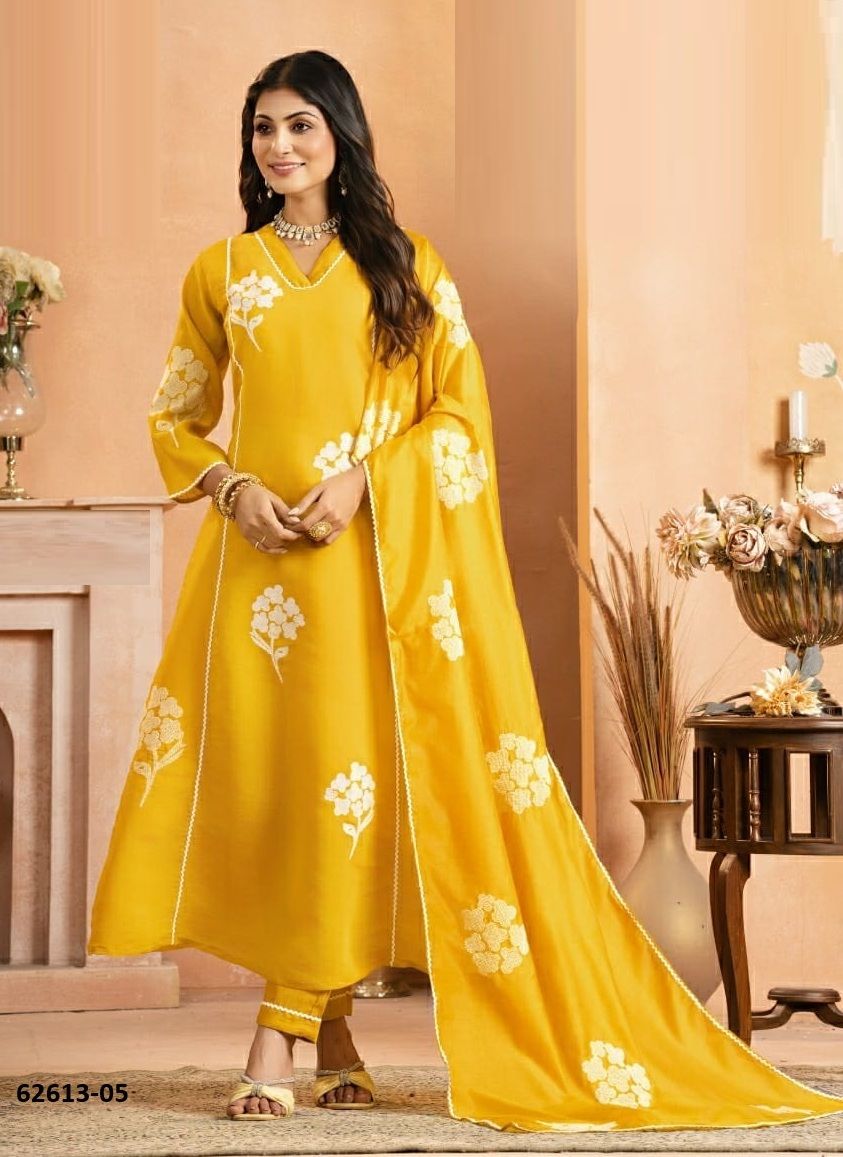 VED - Catalog # 62613 (Set of 6 Readymade Salwar Suits) by Kaya Ahmedabad VED - Catalog # 62613 (Set of 6 Readymade Salwar Suits) by Kaya Ahmedabad
