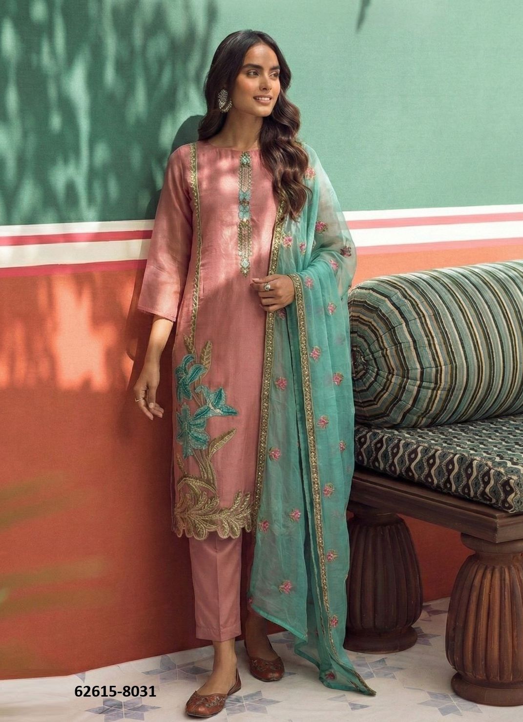 JASMINE 2 - Catalog # 62615 (Set of 3 Readymade Salwar Suits) by Alizeh Official