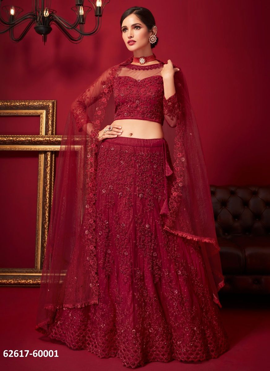 SANIYA 1 - Catalog # 62617 (Set of 4 Semi-Stitched Lehengas) by Aabharan SANIYA 1 - Catalog # 62617 (Set of 4 Semi-Stitched Lehengas) by Aabharan