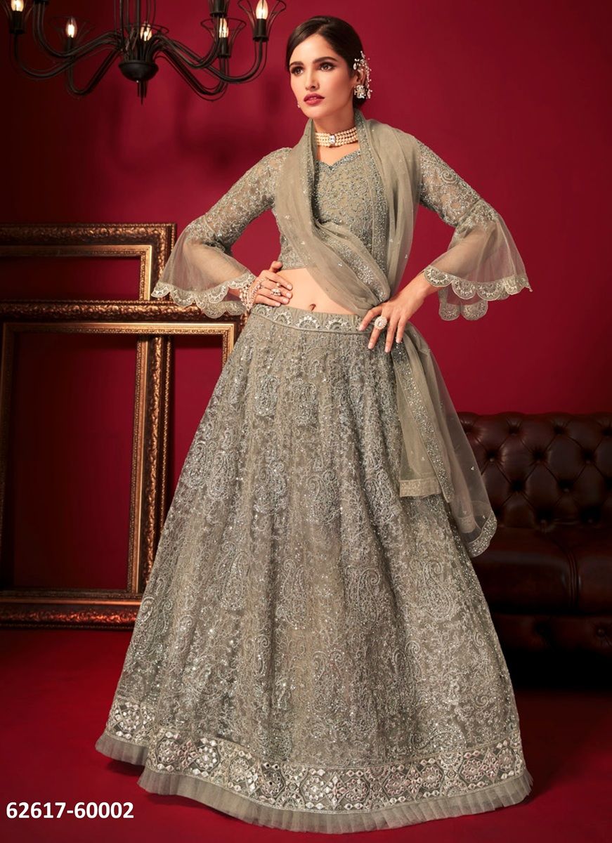 SANIYA 1 - Catalog # 62617 (Set of 4 Semi-Stitched Lehengas) by Aabharan SANIYA 1 - Catalog # 62617 (Set of 4 Semi-Stitched Lehengas) by Aabharan