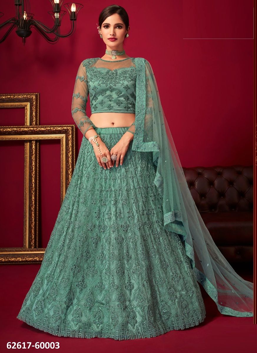 SANIYA 1 - Catalog # 62617 (Set of 4 Semi-Stitched Lehengas) by Aabharan SANIYA 1 - Catalog # 62617 (Set of 4 Semi-Stitched Lehengas) by Aabharan