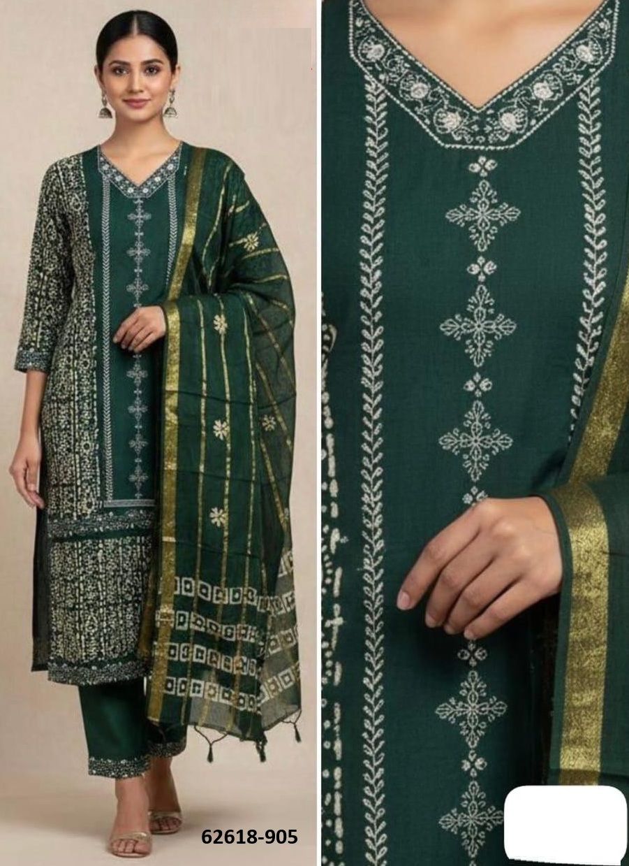 BULBUL - Catalog # 62618 (Set of 10 Semi-Stitched / Un-Stitched Suits) by Desi Muse BULBUL - Catalog # 62618 (Set of 10 Semi-Stitched / Un-Stitched Suits) by Desi Muse