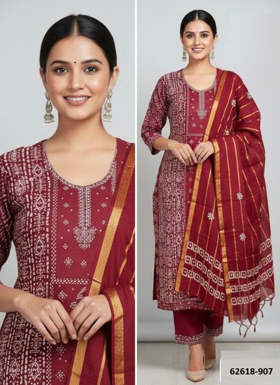 BULBUL - Catalog # 62618 (Set of 10 Semi-Stitched / Un-Stitched Suits) by Desi Muse BULBUL - Catalog # 62618 (Set of 10 Semi-Stitched / Un-Stitched Suits) by Desi Muse