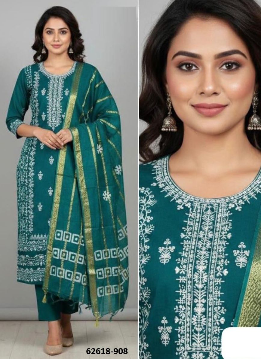 BULBUL - Catalog # 62618 (Set of 10 Semi-Stitched / Un-Stitched Suits) by Desi Muse BULBUL - Catalog # 62618 (Set of 10 Semi-Stitched / Un-Stitched Suits) by Desi Muse