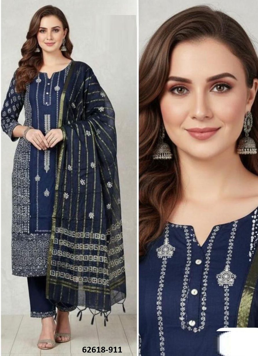 BULBUL - Catalog # 62618 (Set of 10 Semi-Stitched / Un-Stitched Suits) by Desi Muse BULBUL - Catalog # 62618 (Set of 10 Semi-Stitched / Un-Stitched Suits) by Desi Muse