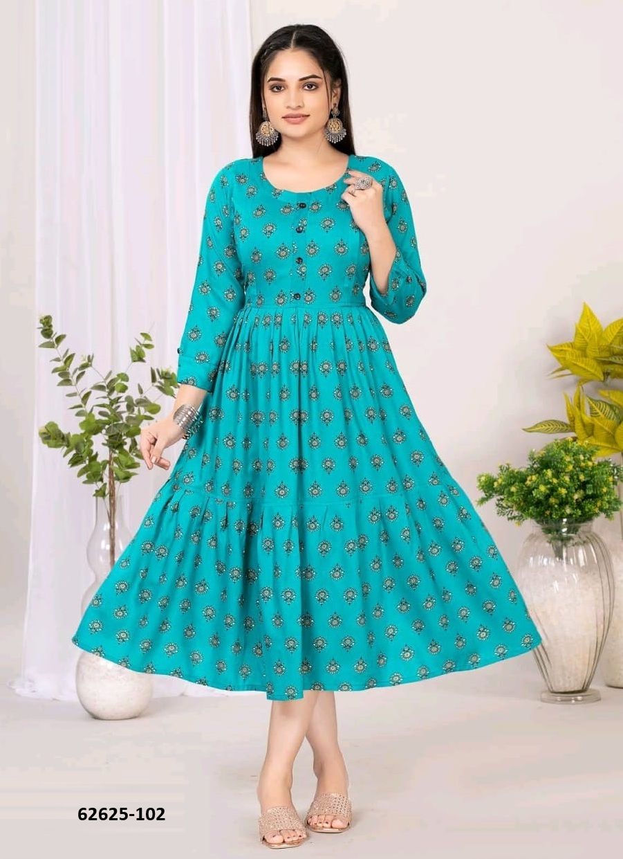 BUSHRA - Catalog # 62625 (Set of 6 Readymade Women's Kurtis / Tops) by Dee Cee BUSHRA - Catalog # 62625 (Set of 6 Readymade Women's Kurtis / Tops) by Dee Cee