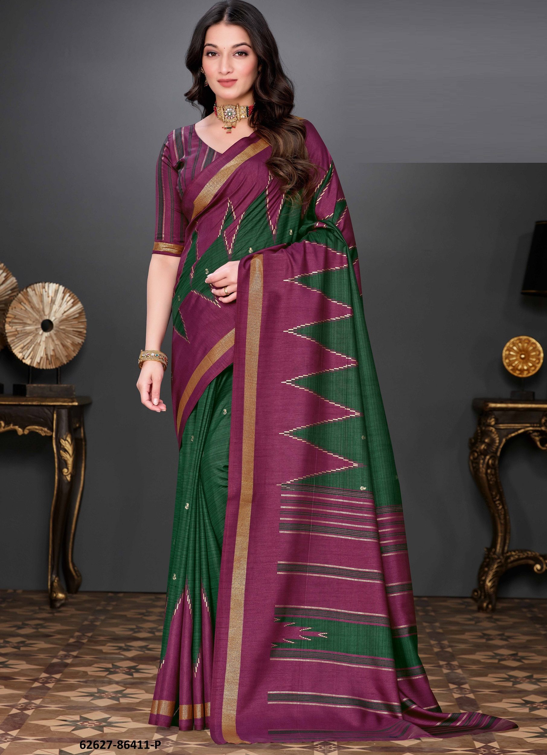 SOFT SILK HITS - Catalog # 62627 (Set of 28 Sarees) by Vipul Fashions
