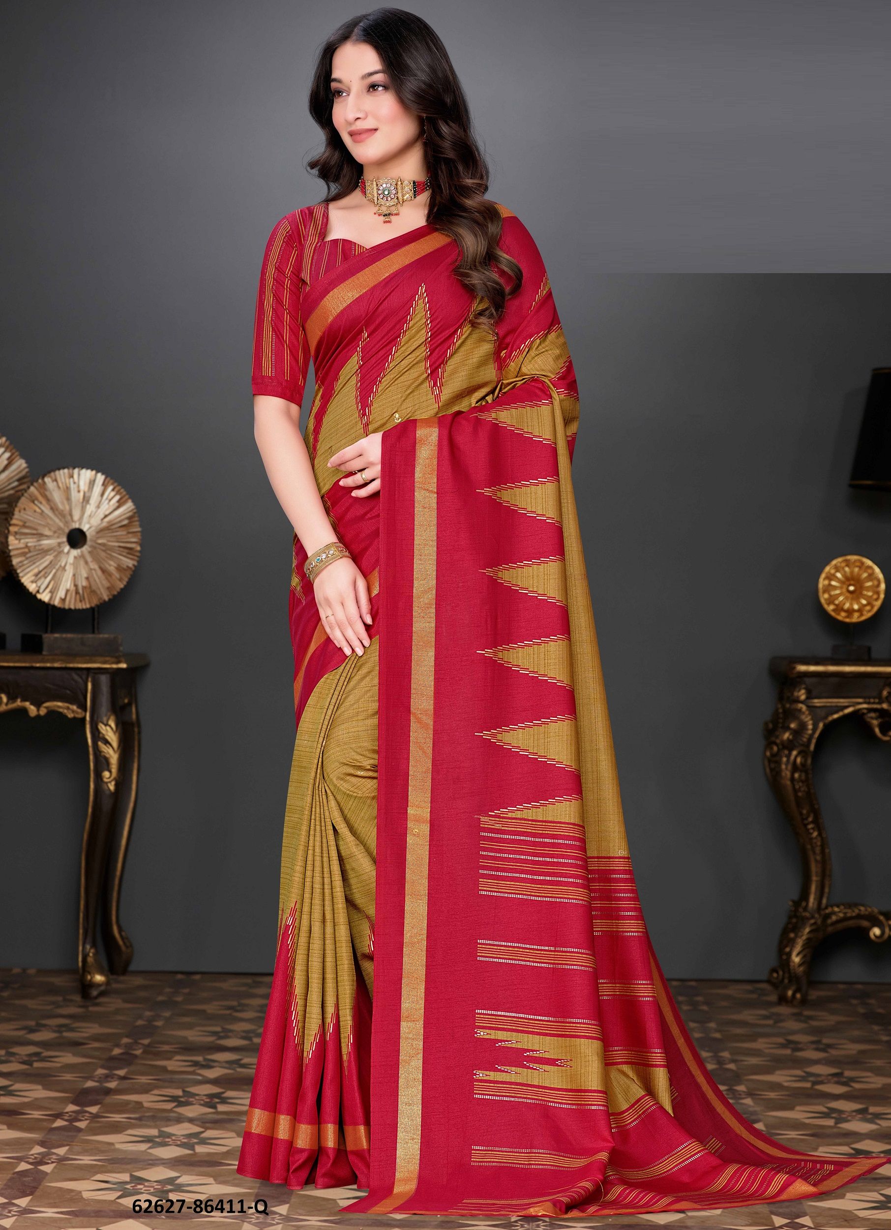 SOFT SILK HITS - Catalog # 62627 (Set of 28 Sarees) by Vipul Fashions