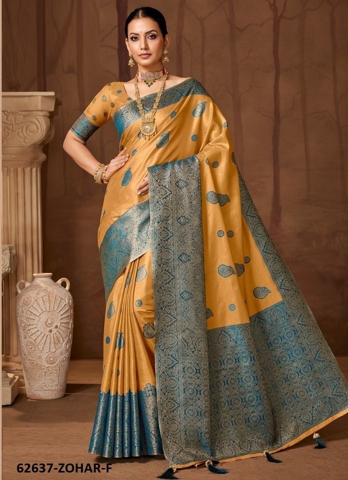 ZOHRA - Catalog # 62637 (Set of 6 Sarees) by Leela Creation