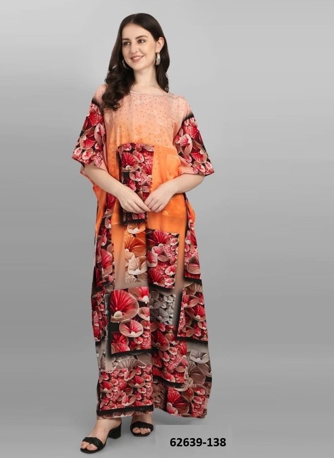 AAFREEN 5 - Catalog # 62639 (Set of 6 Kaftans / Ponchos) by Meheriya AAFREEN 5 - Catalog # 62639 (Set of 6 Kaftans / Ponchos) by Meheriya
