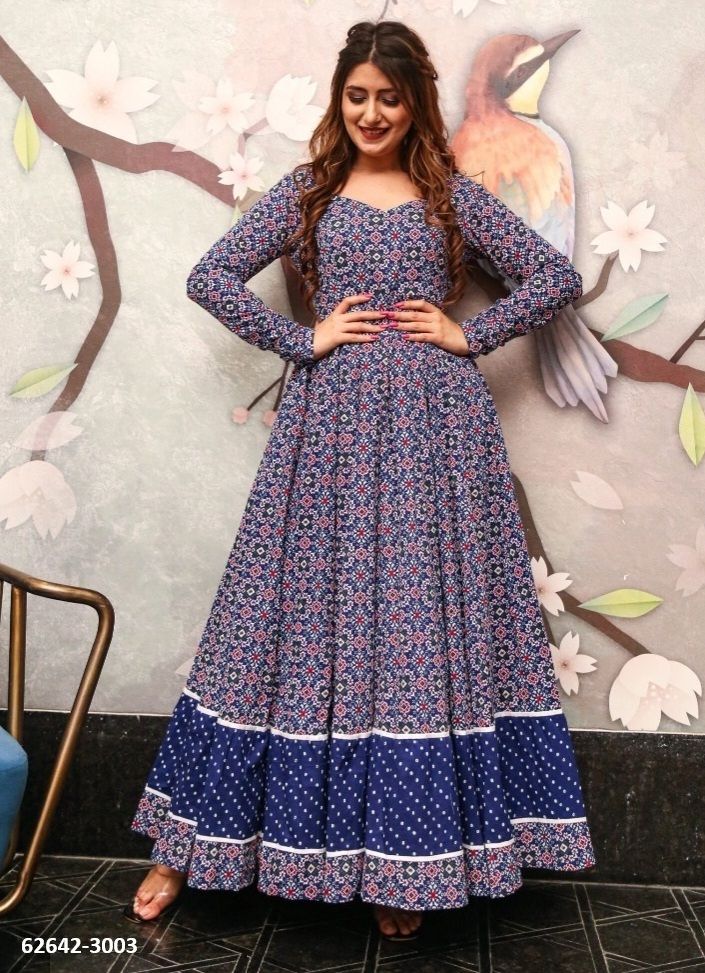AAYAA 3 - Catalog # 62642 (Set of 4 Readymade Women's Kurtis / Tops) by Meheriya