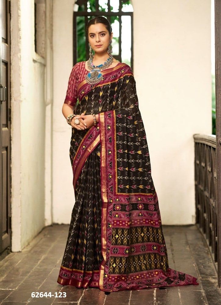 COTTON WITH ZARI - Catalog # 62644 (Set of 9 Sarees) by DESI MUSE COTTON WITH ZARI - Catalog # 62644 (Set of 9 Sarees) by DESI MUSE