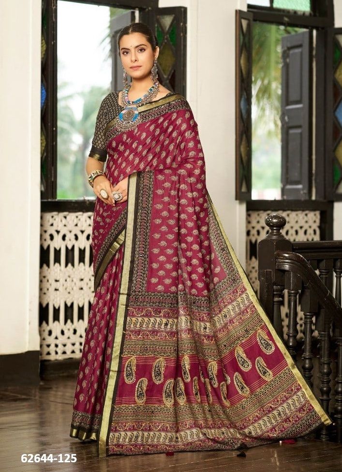 COTTON WITH ZARI - Catalog # 62644 (Set of 9 Sarees) by DESI MUSE COTTON WITH ZARI - Catalog # 62644 (Set of 9 Sarees) by DESI MUSE