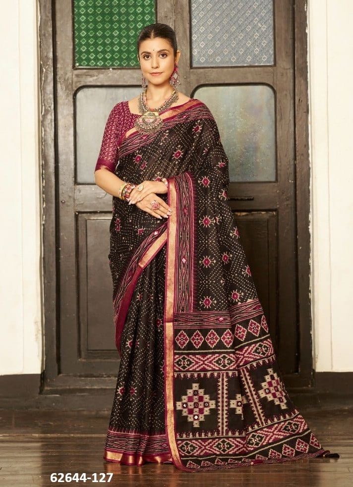 COTTON WITH ZARI - Catalog # 62644 (Set of 9 Sarees) by DESI MUSE COTTON WITH ZARI - Catalog # 62644 (Set of 9 Sarees) by DESI MUSE