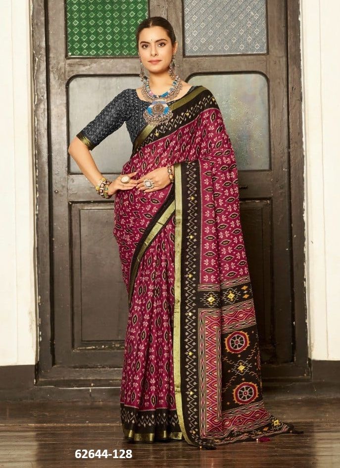 COTTON WITH ZARI - Catalog # 62644 (Set of 9 Sarees) by DESI MUSE COTTON WITH ZARI - Catalog # 62644 (Set of 9 Sarees) by DESI MUSE