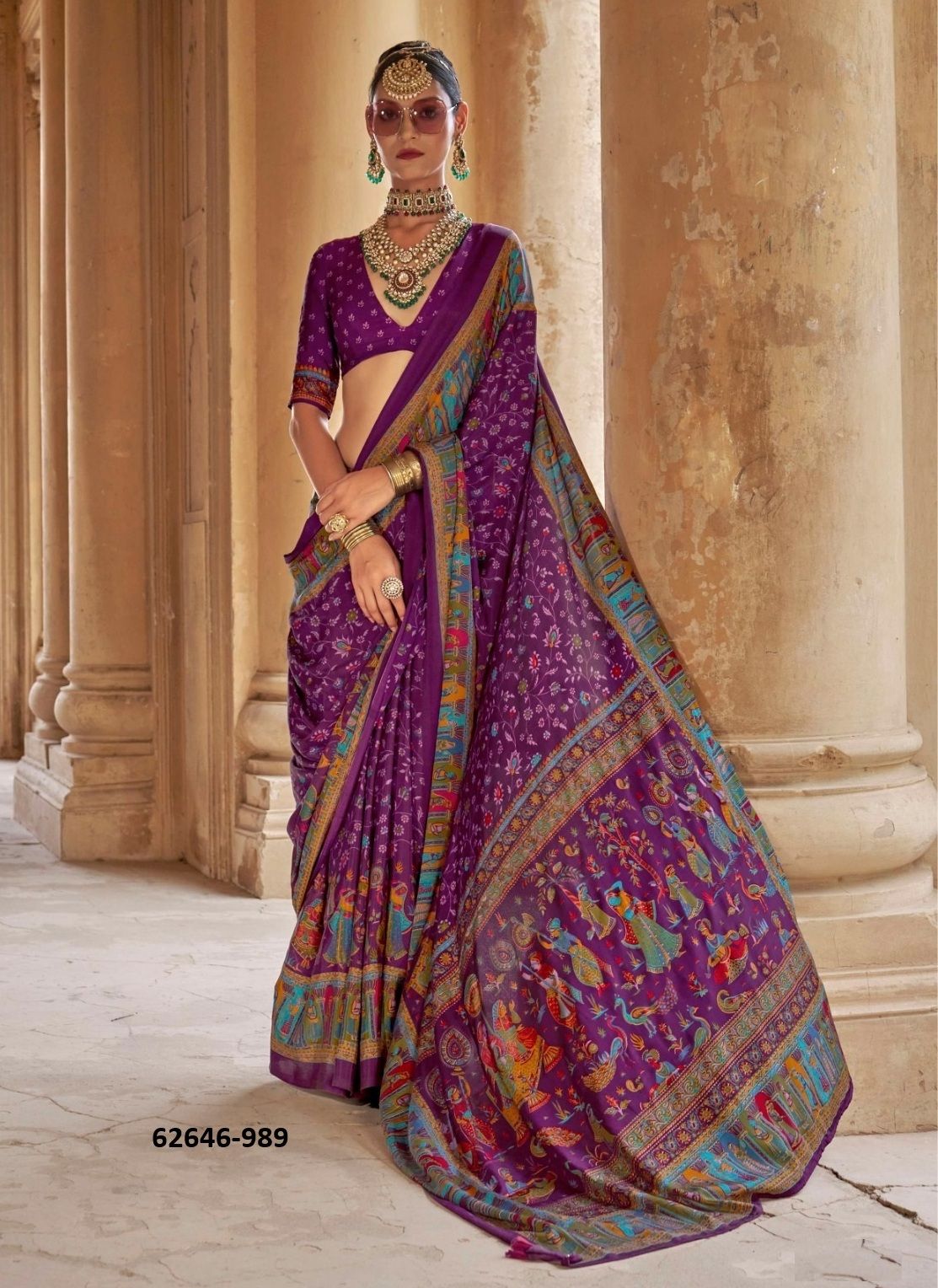NAKSHATRA - Catalog # 62646 (Set of 6 Sarees) MADE IN INDIA BY Kreshva NAKSHATRA - Catalog # 62646 (Set of 6 Sarees) MADE IN INDIA BY Kreshva