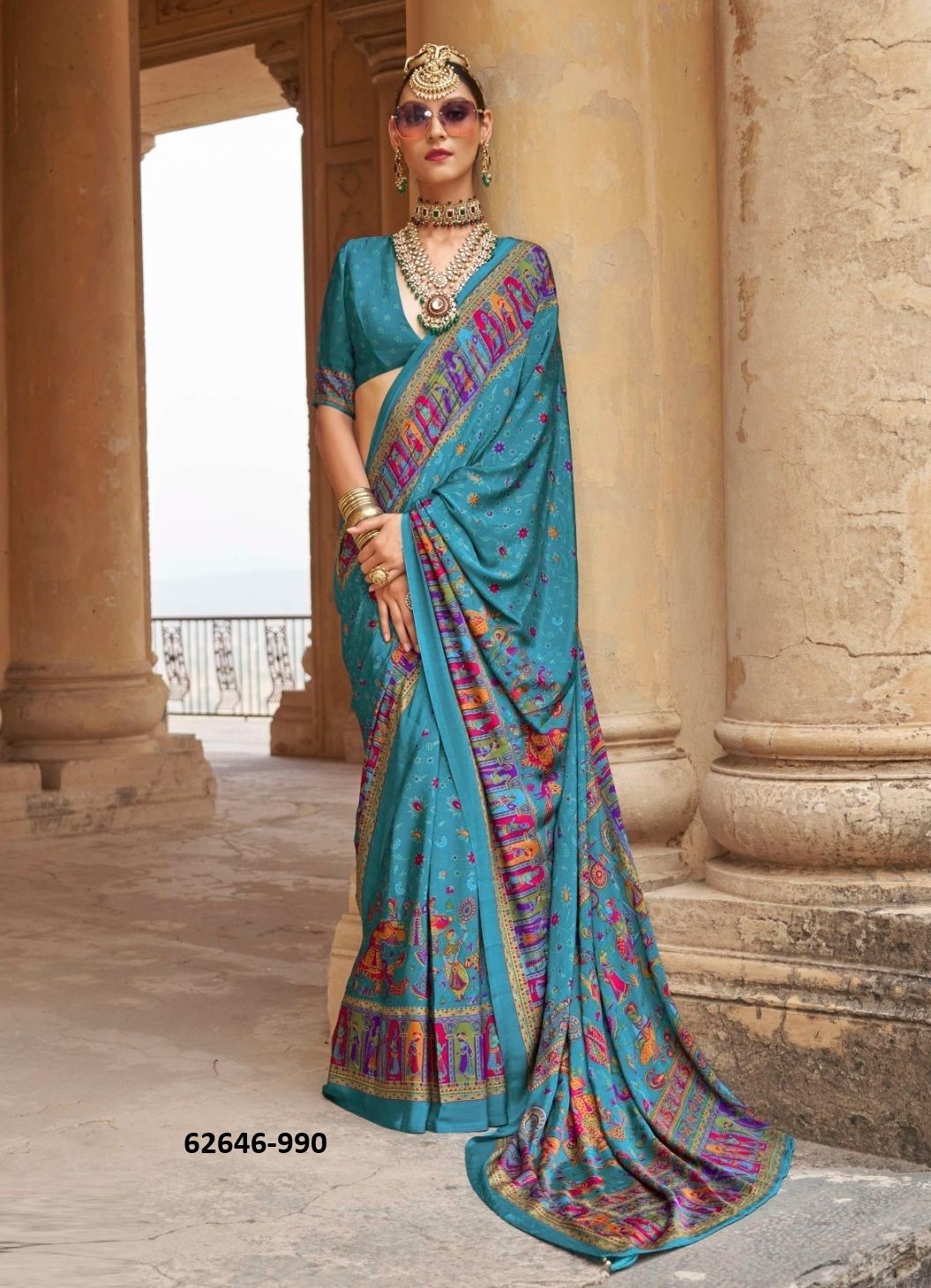 NAKSHATRA - Catalog # 62646 (Set of 6 Sarees) MADE IN INDIA BY Kreshva NAKSHATRA - Catalog # 62646 (Set of 6 Sarees) MADE IN INDIA BY Kreshva
