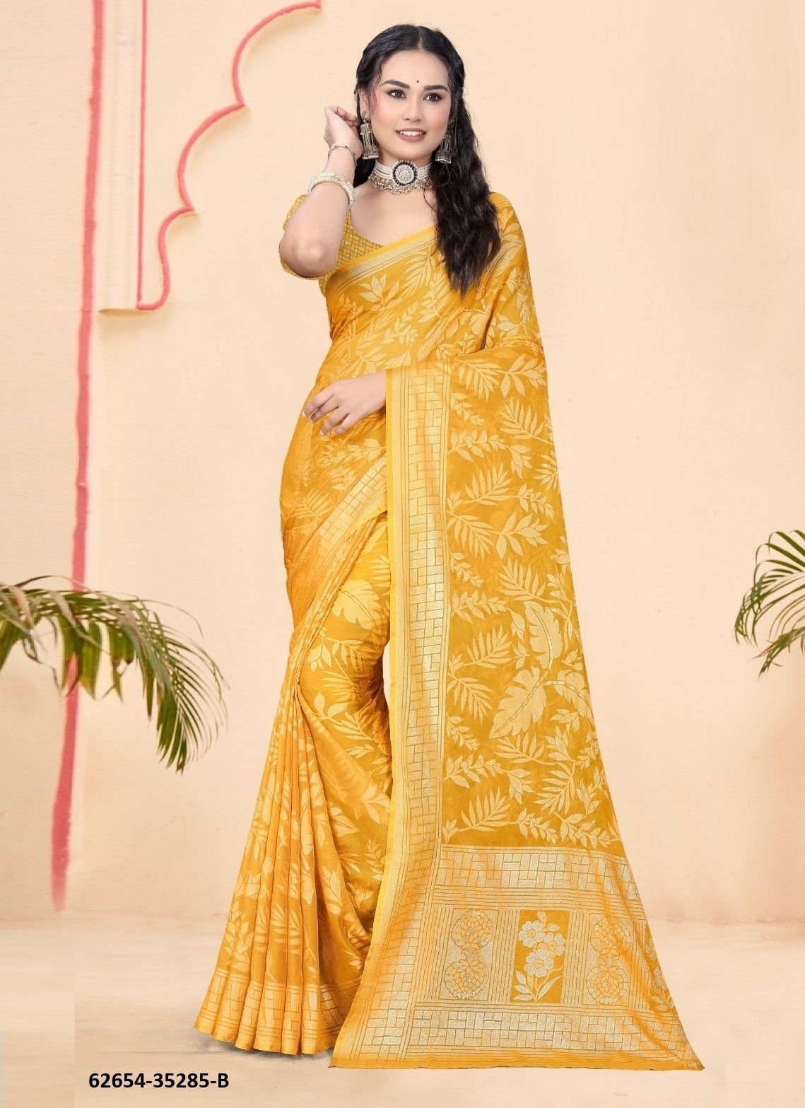 COLORS OF 35285 - Catalog # 62654 (Set of 4 Sarees) by Vipul Fashions