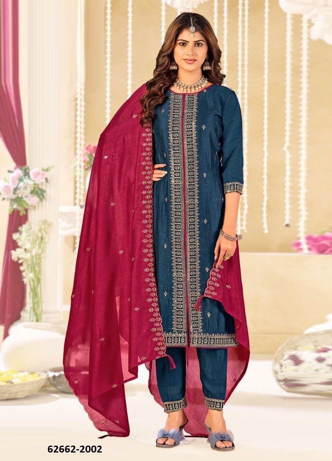 NITYA - Catalog # 62662 (Set of 6 Readymade Salwar Suits) by Meheriya NITYA - Catalog # 62662 (Set of 6 Readymade Salwar Suits) by Meheriya
