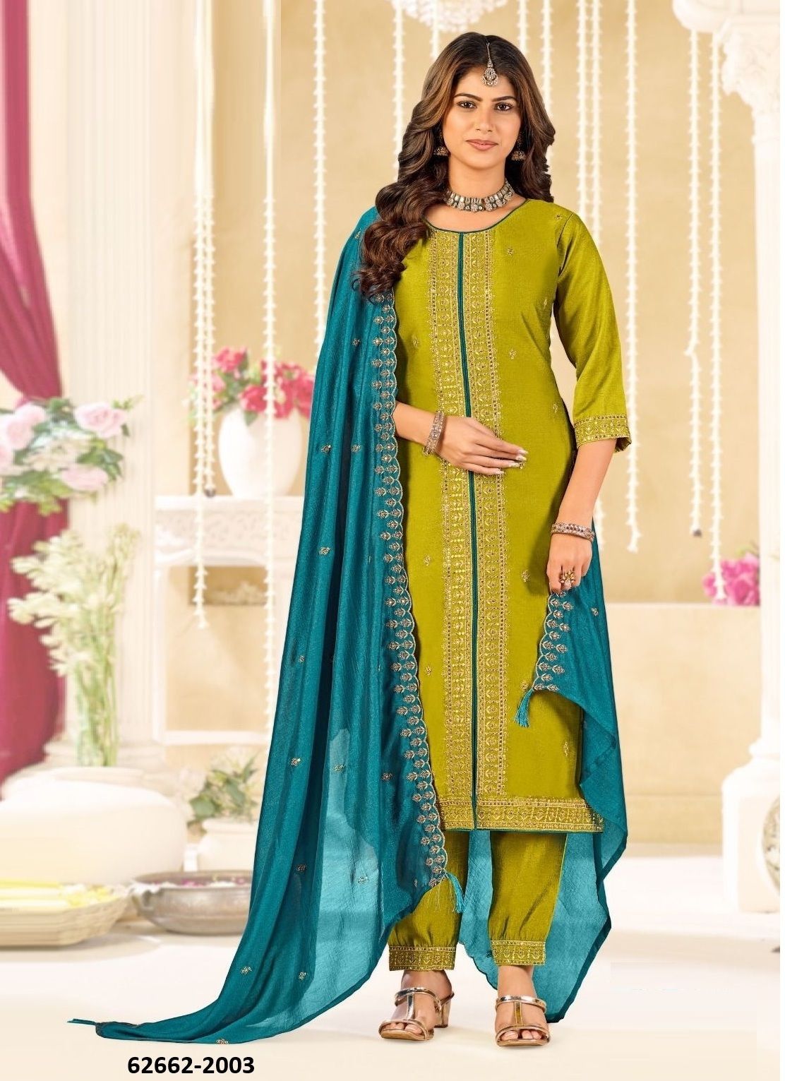 NITYA - Catalog # 62662 (Set of 6 Readymade Salwar Suits) by Meheriya NITYA - Catalog # 62662 (Set of 6 Readymade Salwar Suits) by Meheriya