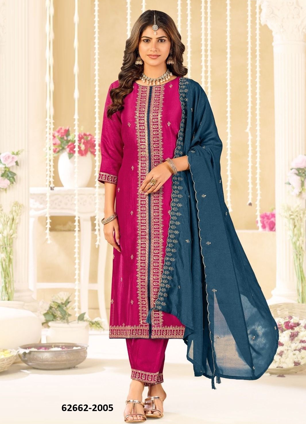 NITYA - Catalog # 62662 (Set of 6 Readymade Salwar Suits) by Meheriya NITYA - Catalog # 62662 (Set of 6 Readymade Salwar Suits) by Meheriya