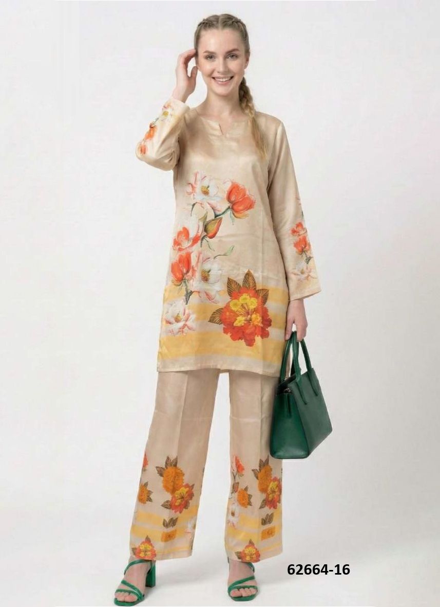 MODERN CO-ORD SET 3 - Catalog # 62664 (Set of 6 Tops With Bottoms) by Meheriya