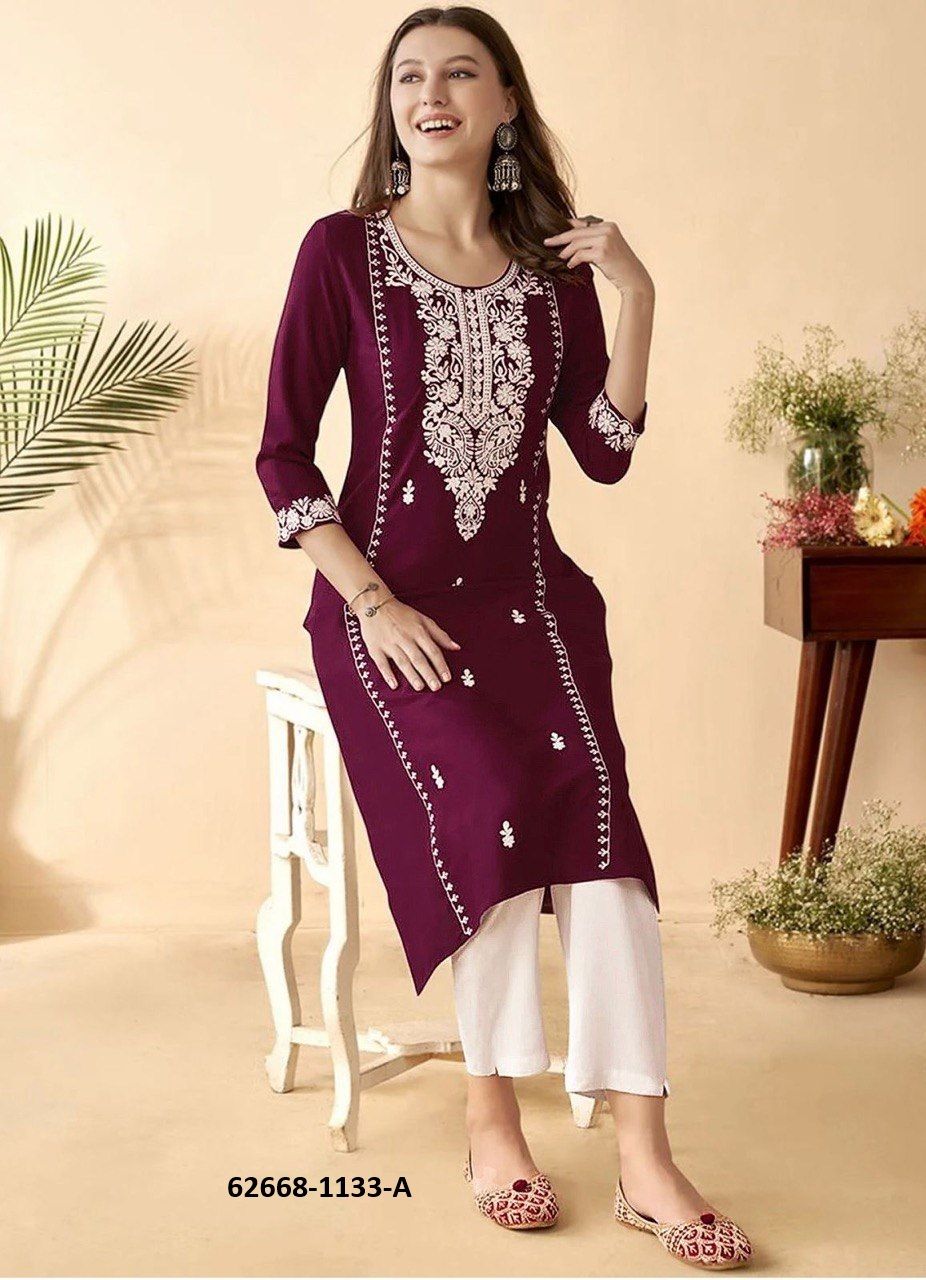 SERIES 1133 - Catalog # 62668 (Set of 4 Tops With Bottoms) by Meheriya SERIES 1133 - Catalog # 62668 (Set of 4 Tops With Bottoms) by Meheriya