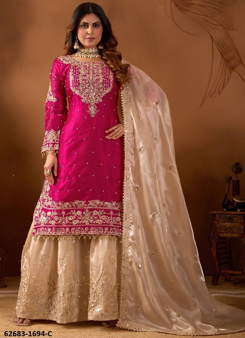 SERIES 1694 - Catalog # 62683 (Set of 4 Readymade Salwar Suits) by Aabharan SERIES 1694 - Catalog # 62683 (Set of 4 Readymade Salwar Suits) by Aabharan
