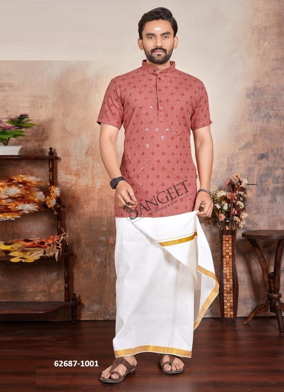 VIJAY 1 - Catalog # 62687 (Set of 5 Men's Ethnic Wear) by Sangeet VIJAY 1 - Catalog # 62687 (Set of 5 Men's Ethnic Wear) by Sangeet