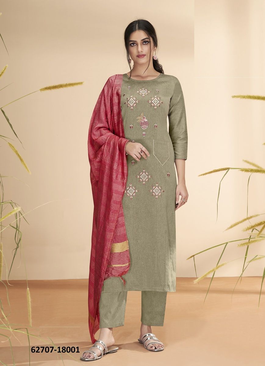 RADHIKA 1 - Catalog # 62707 (Set of 3 Readymade Salwar Suits) by Aabharan RADHIKA 1 - Catalog # 62707 (Set of 3 Readymade Salwar Suits) by Aabharan