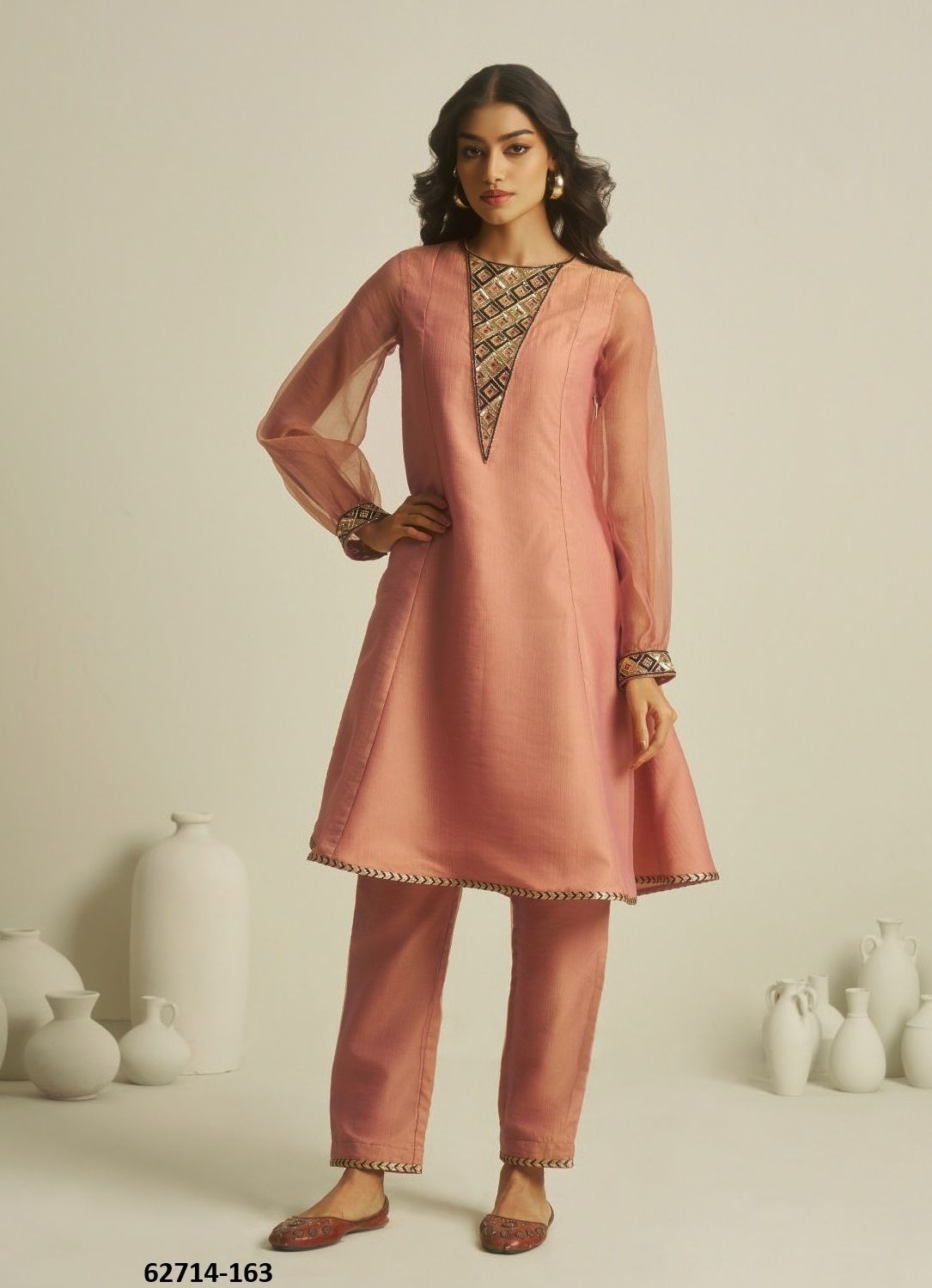 SILHOUETTES OF SERENITY - Catalog # 62714 (Set of 4 Tops With Bottoms) by Desi Muse