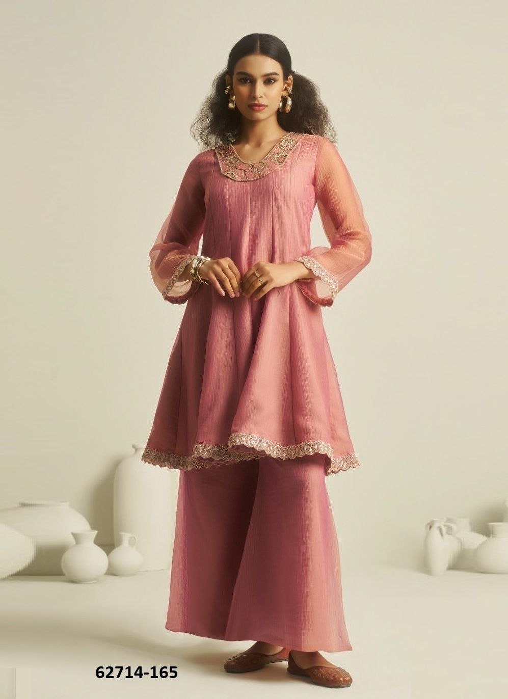 SILHOUETTES OF SERENITY - Catalog # 62714 (Set of 4 Tops With Bottoms) by Desi Muse
