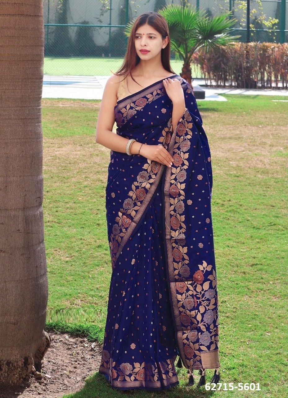 SUHANI - Catalog # 62715 (Set of 7 Sarees) by Serengeti SUHANI - Catalog # 62715 (Set of 7 Sarees) by Serengeti