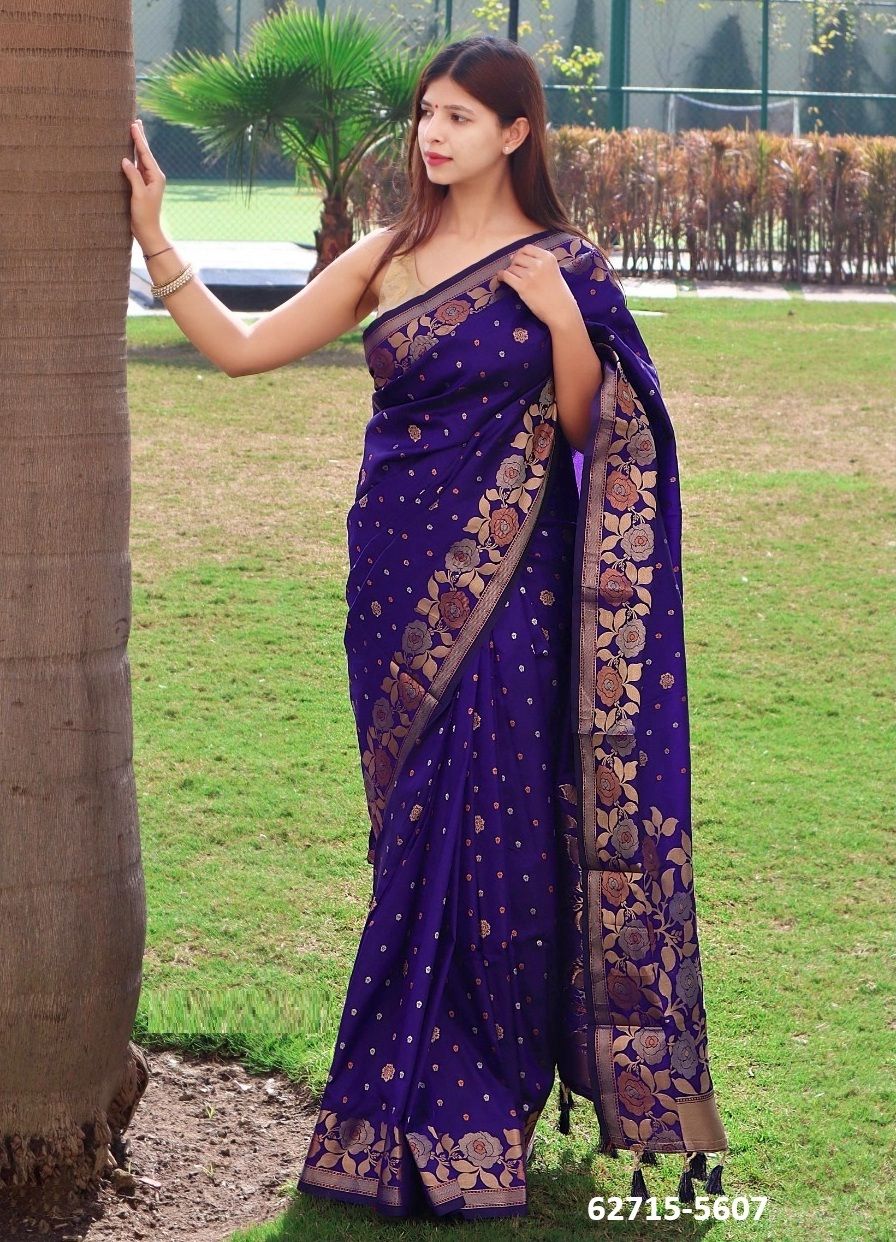 SUHANI - Catalog # 62715 (Set of 7 Sarees) by Serengeti SUHANI - Catalog # 62715 (Set of 7 Sarees) by Serengeti