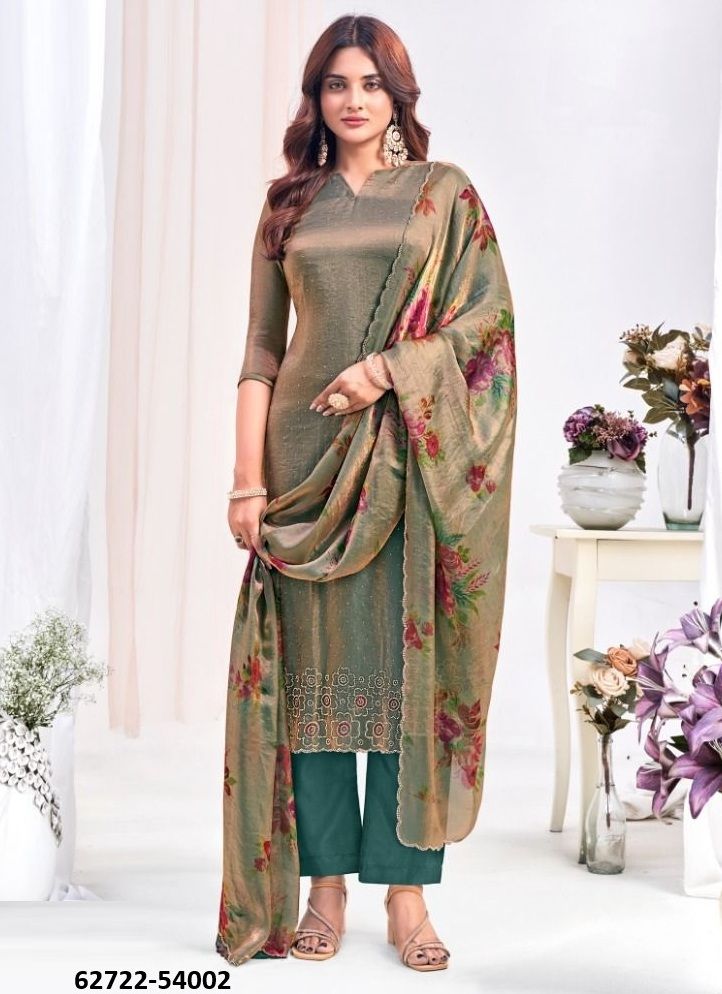 FARHANA - Catalog # 62722 (Set of 9 Readymade Salwar Suits) by Aabharan