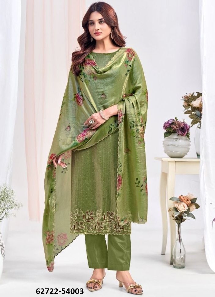 FARHANA - Catalog # 62722 (Set of 9 Readymade Salwar Suits) by Aabharan