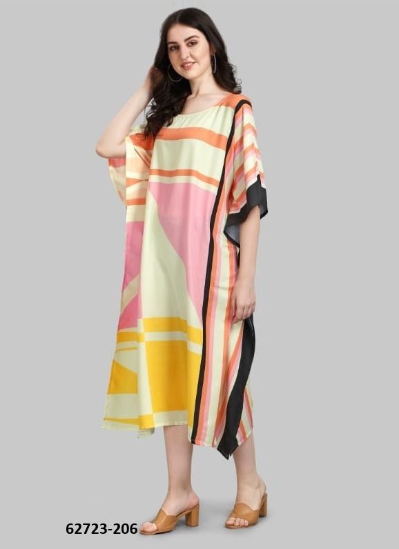 RAYON KAFTAN - Catalog # 62723 (Set of 7 Kaftans / Ponchos) by Jagraasa RAYON KAFTAN - Catalog # 62723 (Set of 7 Kaftans / Ponchos) by Jagraasa